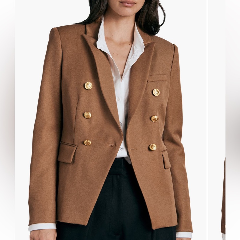 Rag & Bone Preston Double-Breasted Wool Blazer size 4
